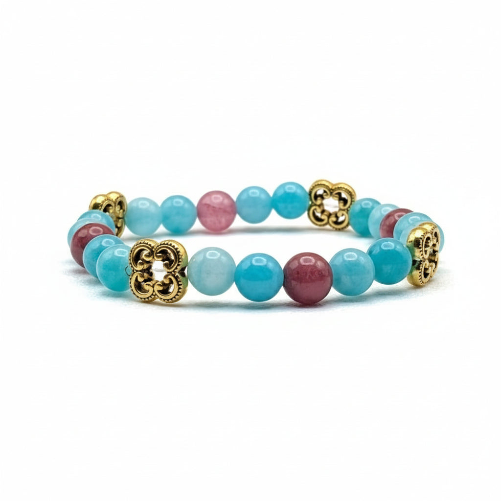 Aqua Bloom- Natural Stone