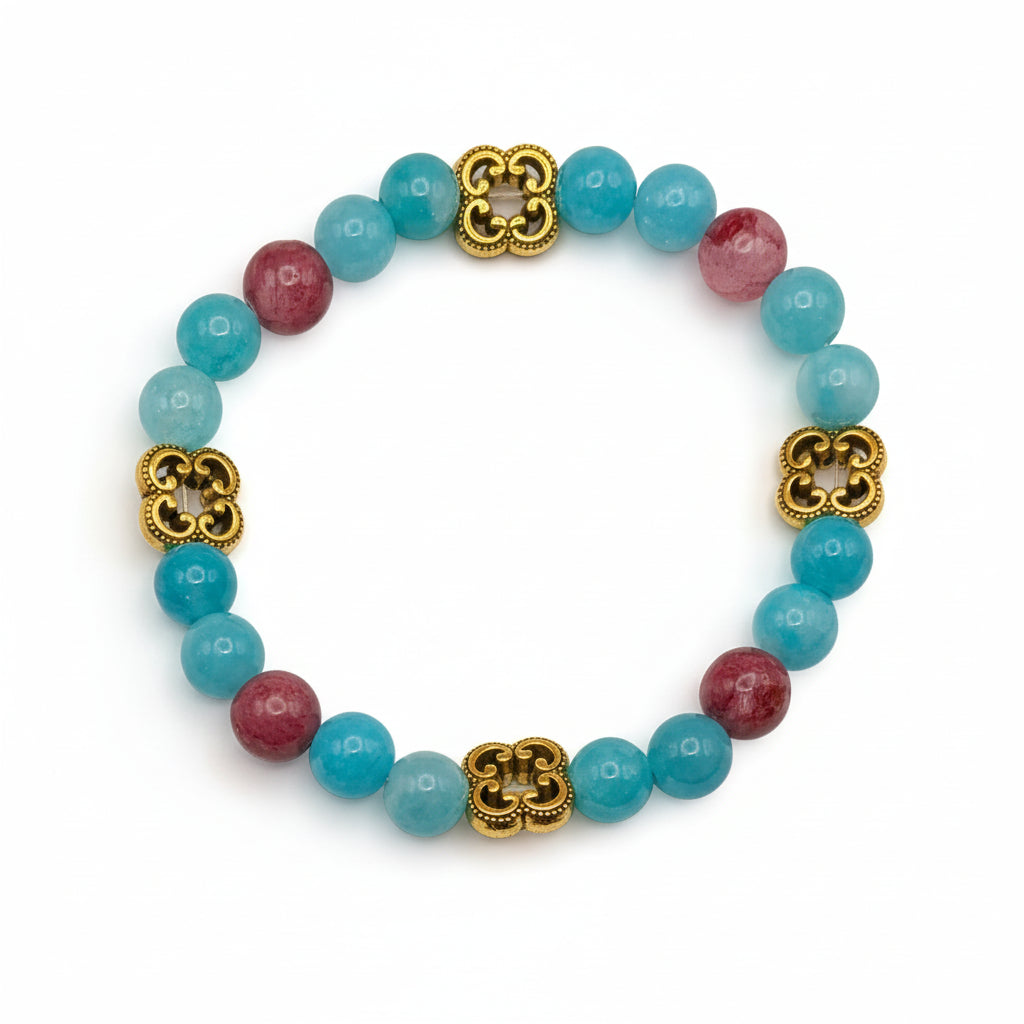 Aqua Bloom- Natural Stone